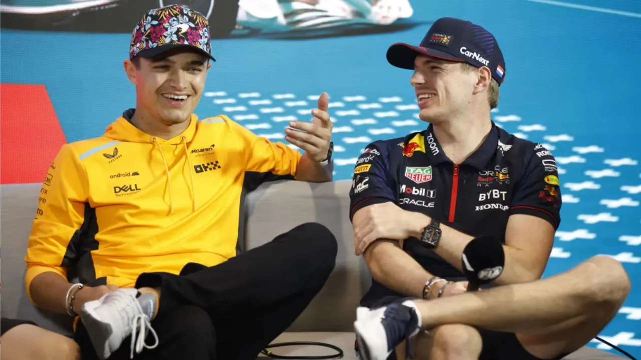 Lando Norris And Max Verstappen 