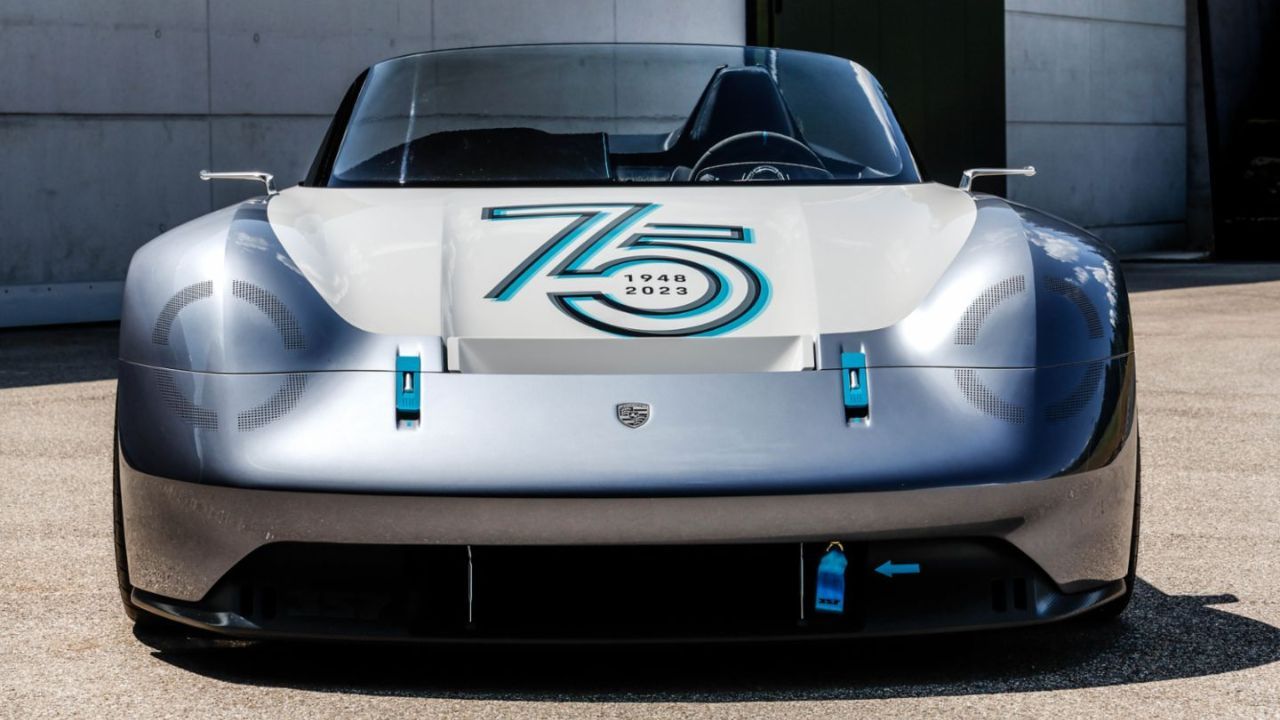 Porsche Vision 357 Speedster Electric Concept Front Angle