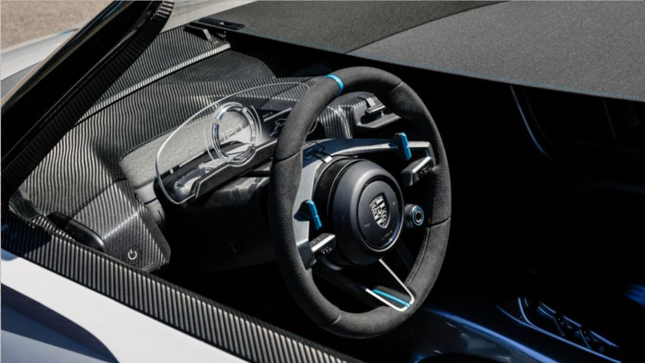 Porsche Vision 357 Speedster Electric Concept Interior Angle