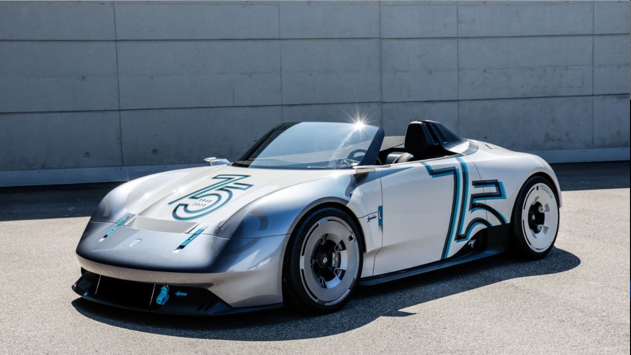 Porsche Vision 357 Speedster Electric Concept Interior Side Angle 1 