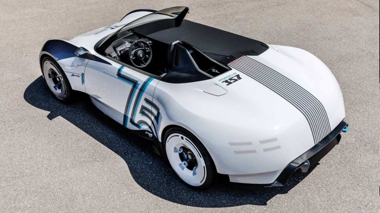 Porsche Vision 357 Speedster Electric Concept Rear Angle