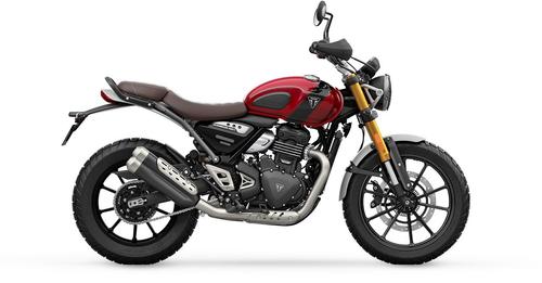 Triumph Scrambler 400 X Carnival Red