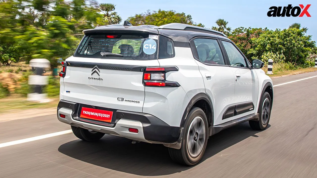Citroen C3 Aircross Rear Three Quarter Citroen C3 Aircross Rear Three Quarter