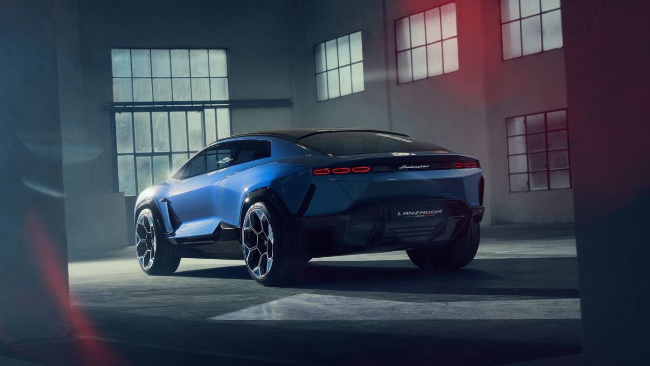 Lamborghini Lanzador Electric Concept Rear