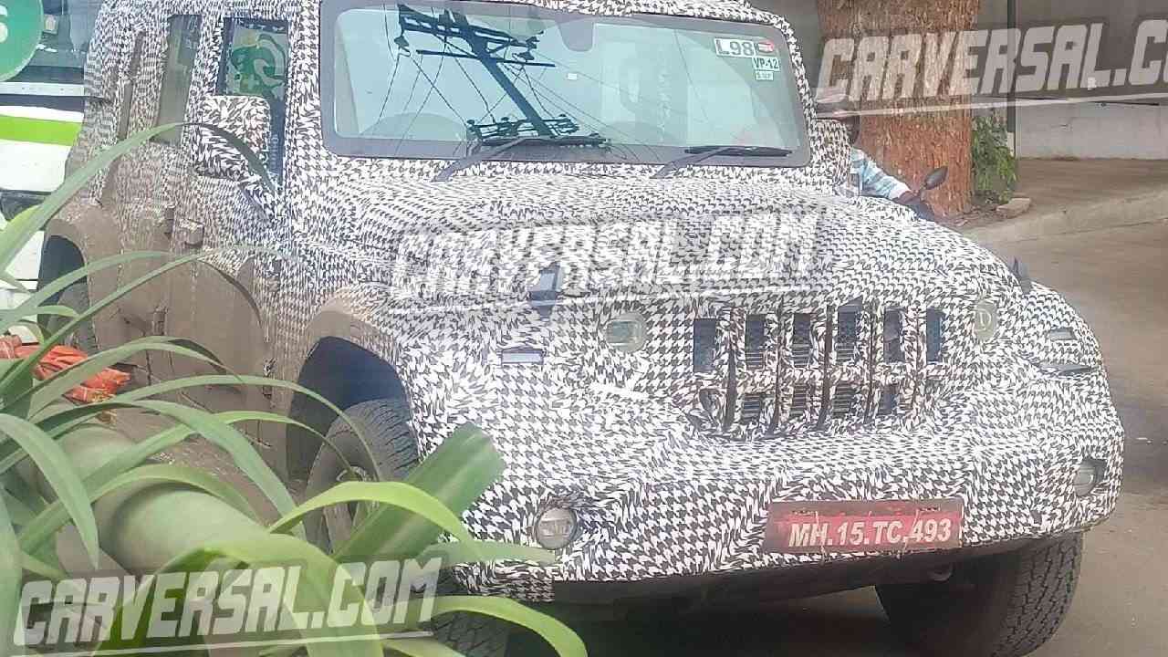Mahindra Thar 5 Door Spy Shot