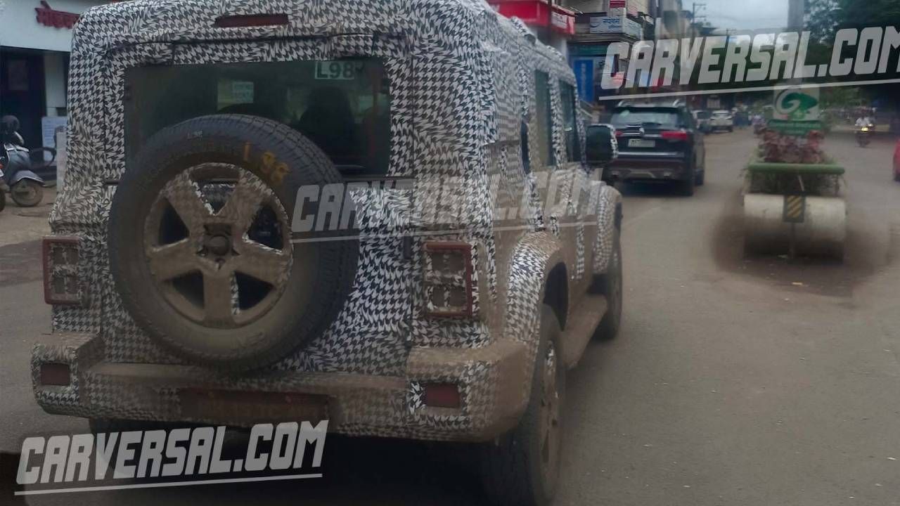 Mahindra Thar 5 Door Spy Teaser 2