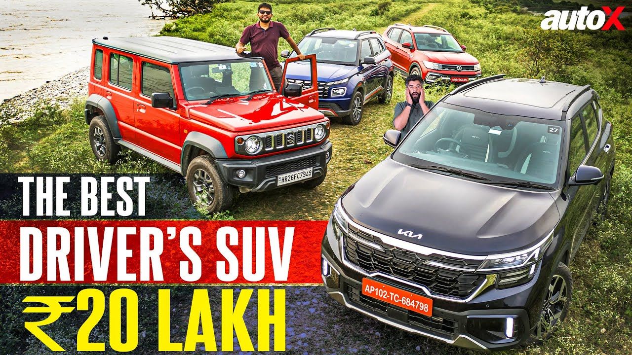 2023 Jimny Vs Seltos Vs Venue N Line Vs Taigun The Most Fun SUV Under 20 Lakh AutoX