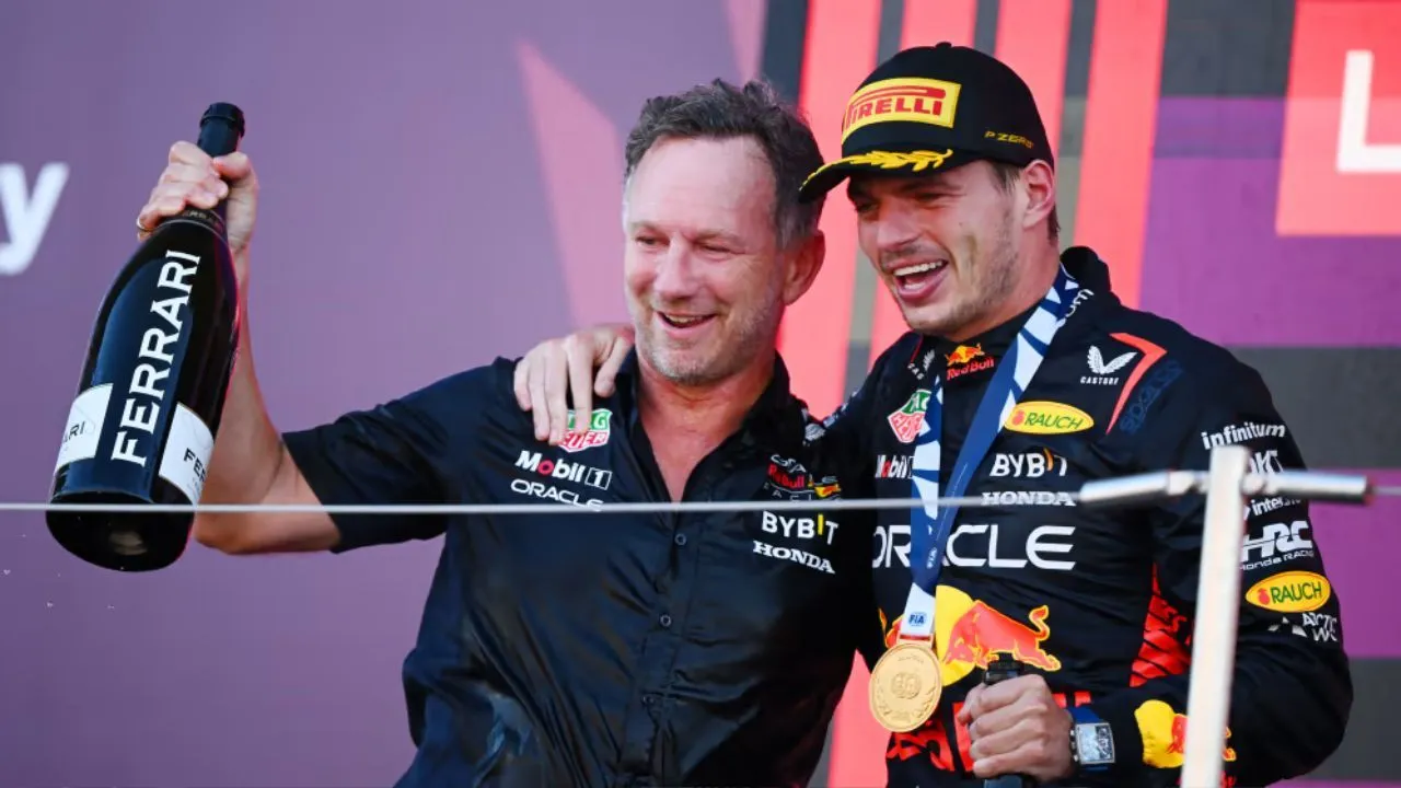 F1 Red Bull Max Verstappen Christian Horner