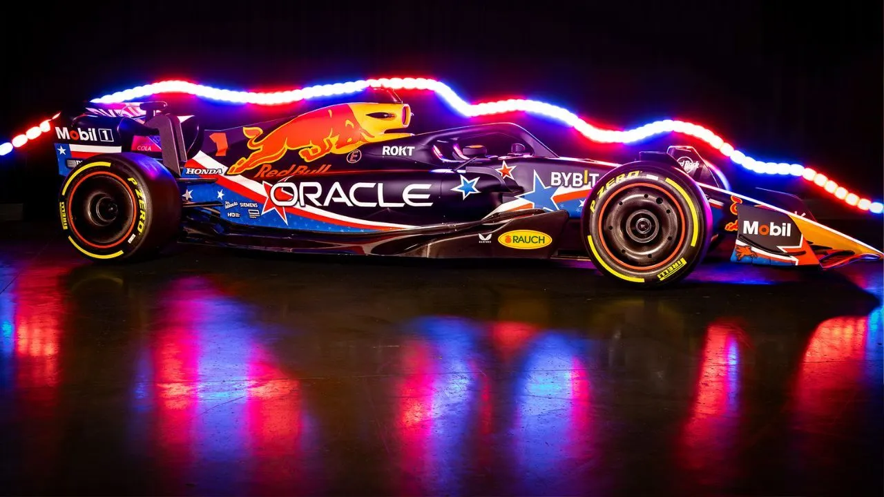 F1 United States Grand Prix Red Bull Special Austin Texas Livery