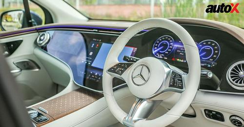 Mercedes Benz EQE 500 Cockpit View