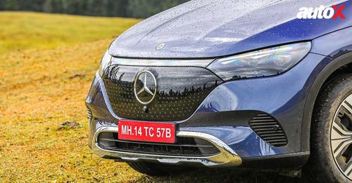 Mercedes Benz EQE 500 Front Quarter Closeup L 