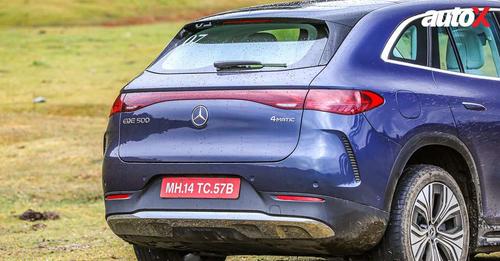 Mercedes Benz EQE 500 Rear Quarter Closeup R 