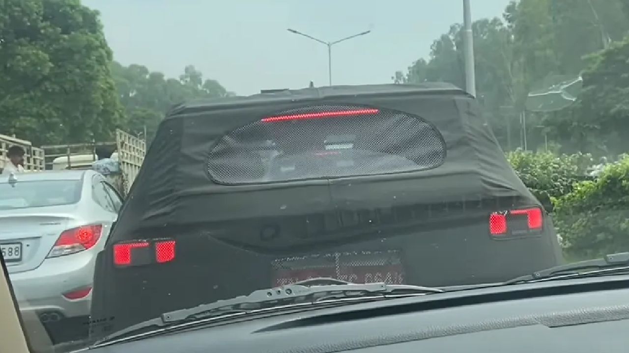 Hyundai Creta Facelift Rear Spy