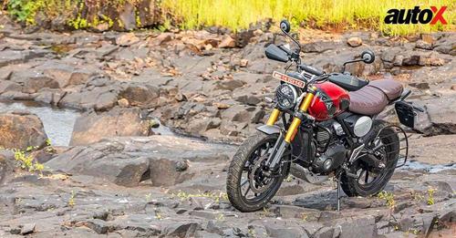 Triumph Scrambler 400 X Left Front Three Quarter