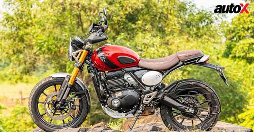 Triumph Scrambler 400 X Left Side View