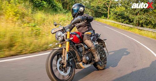 Triumph Scrambler 400 X Motion View