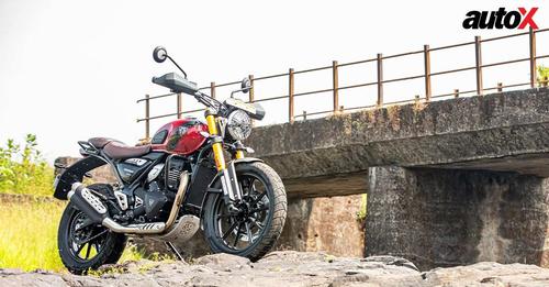 Triumph Scrambler 400 X Right Front Three Quarter