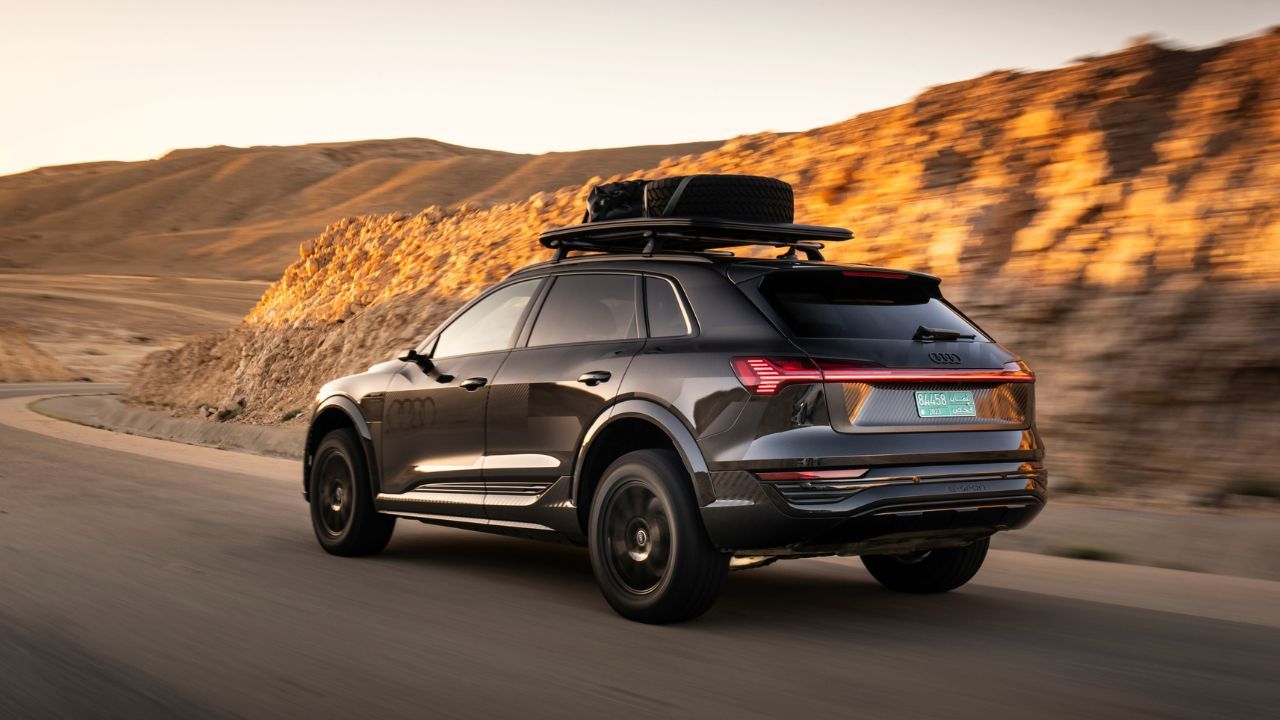 Audi Q8 E Tron Edition Dakar Rear