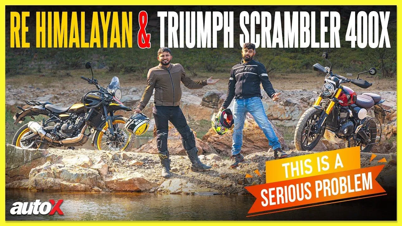 Royal Enfield Himalayan 450 Vs Triumph Scrambler 400 X Ultimate Comparison 2024 AutoX