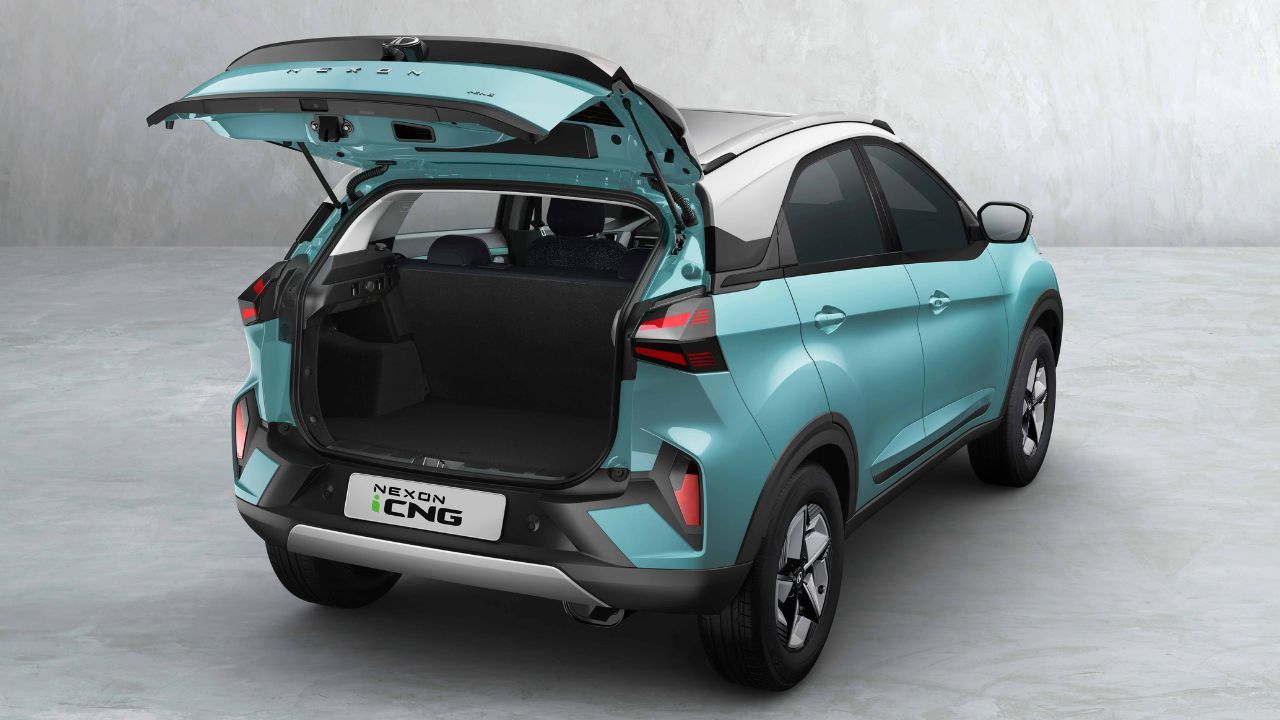 Tata Nexon CNG Rear and Boot Space