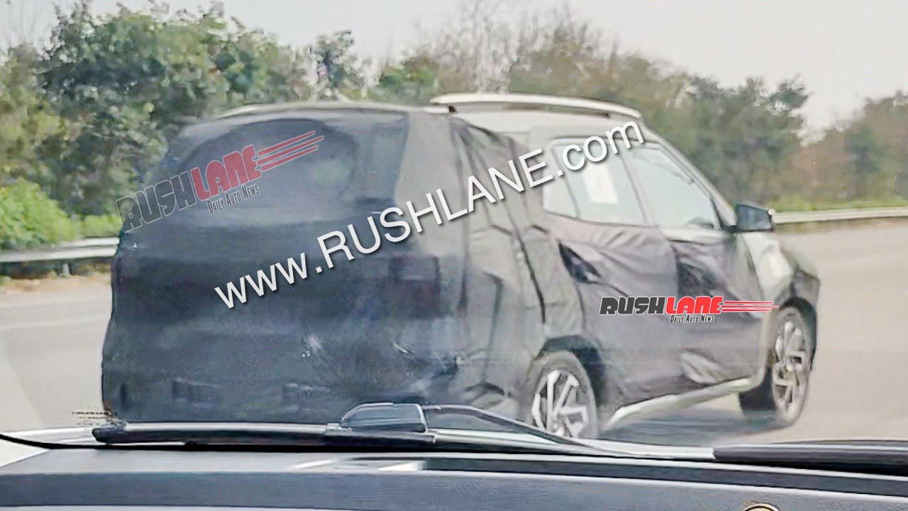 Hyundai Alcazar Facelift Spy Hyundai Alcazar Facelift Spy