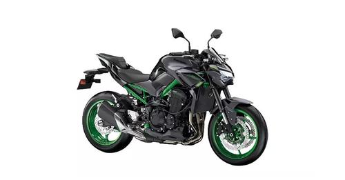 Kawasaki Z900 Ebony Metallic Matte Graphene Steel Gray