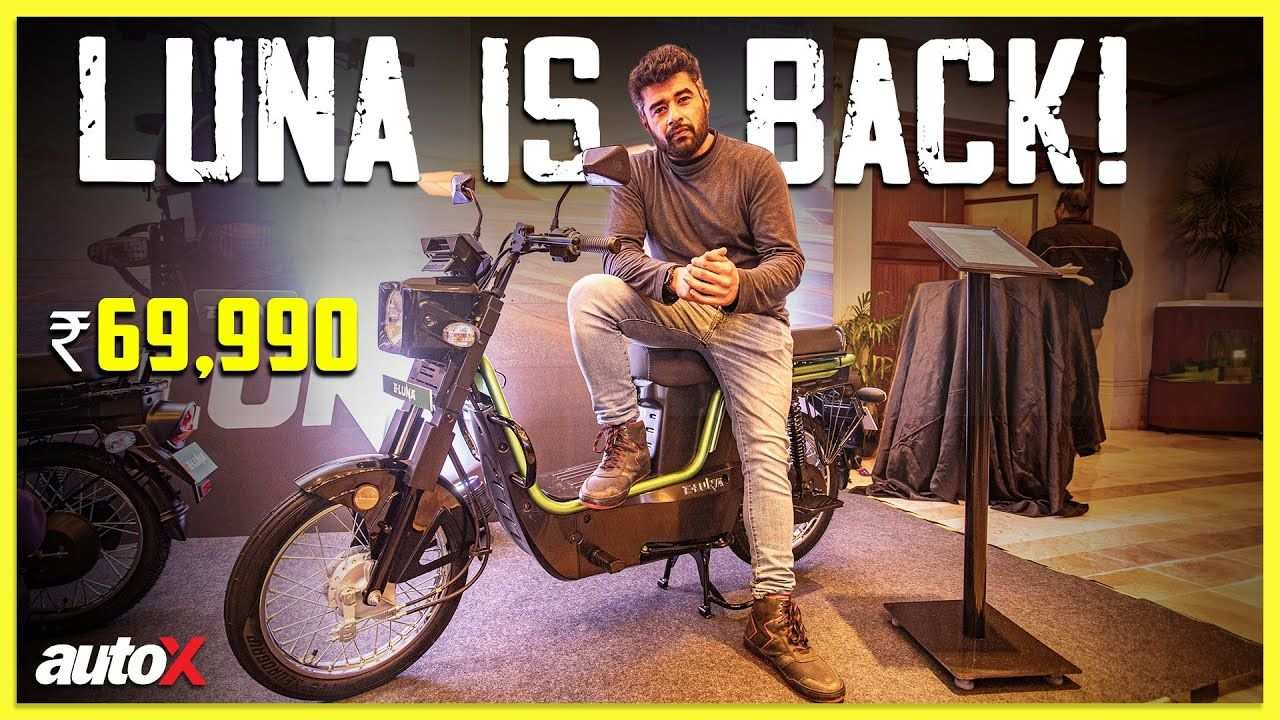 Kinetic Green E Luna Launch Walkaround The Moped India Loves Goes Electric 2024 AutoX
