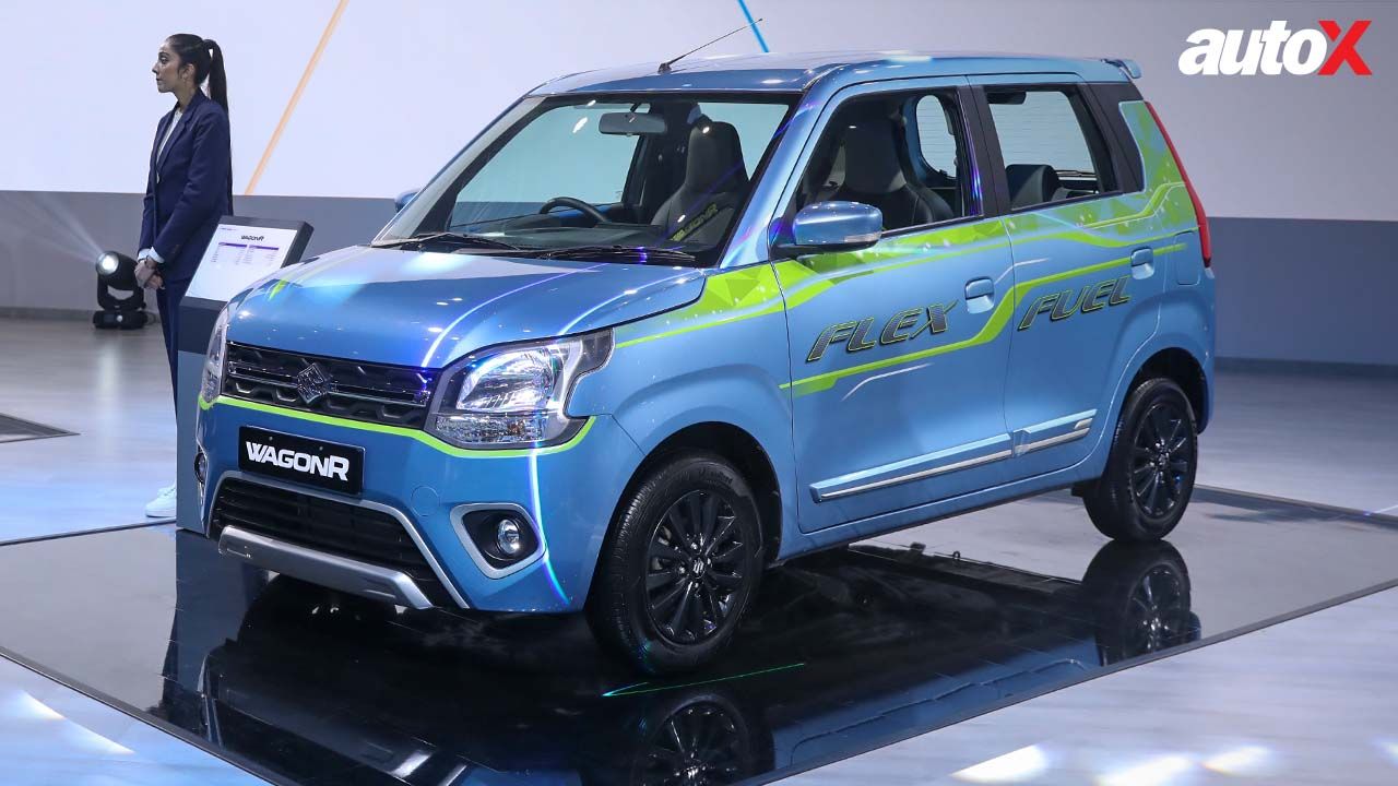 Maruti Suzuki WagonR Flex Fuel Bharat Mobility Expo 1 