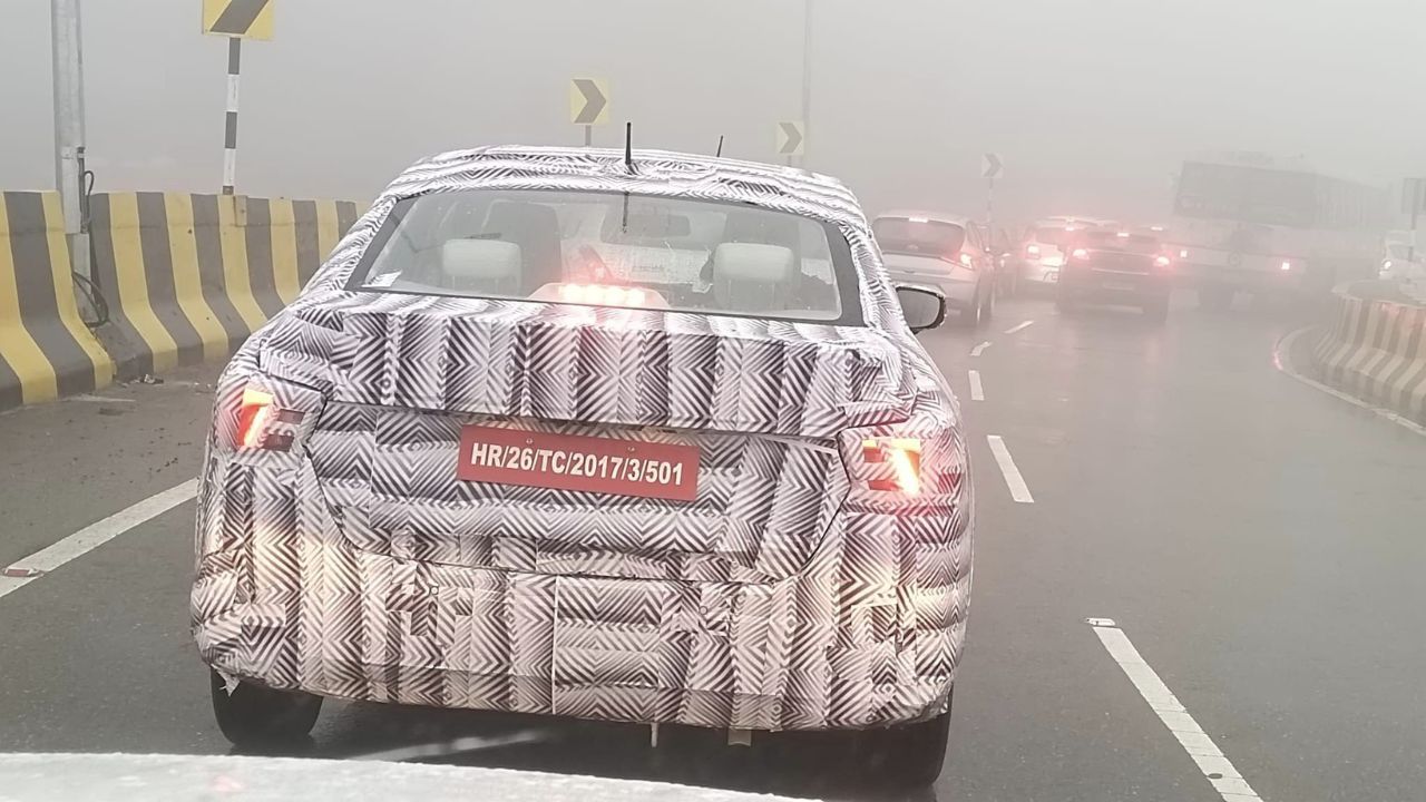 New Maruti Suzuki Dzire Spy