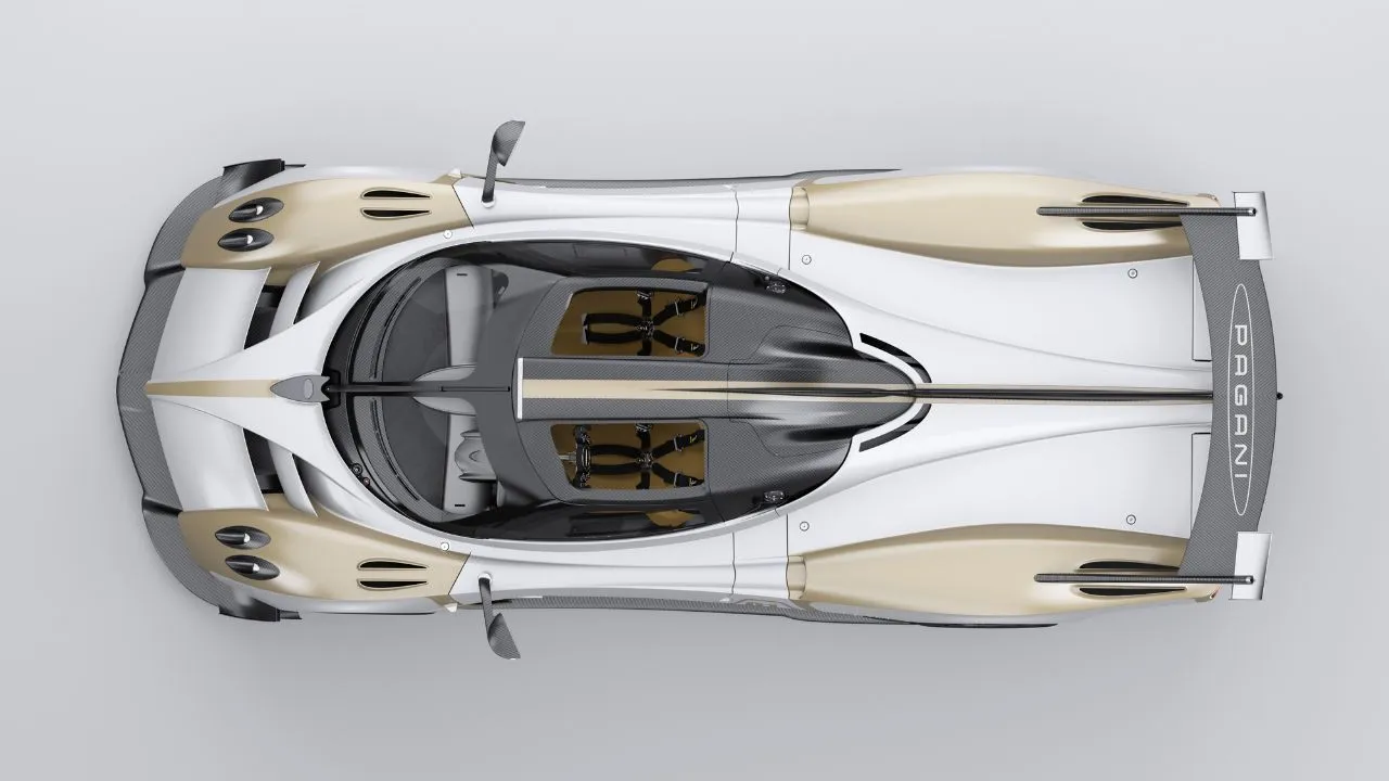 Pagani Huayra R Evo Top View