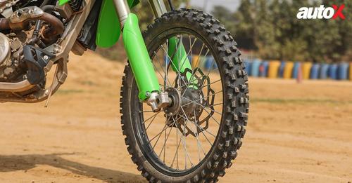 Kawasaki KX250 Front Tyre View