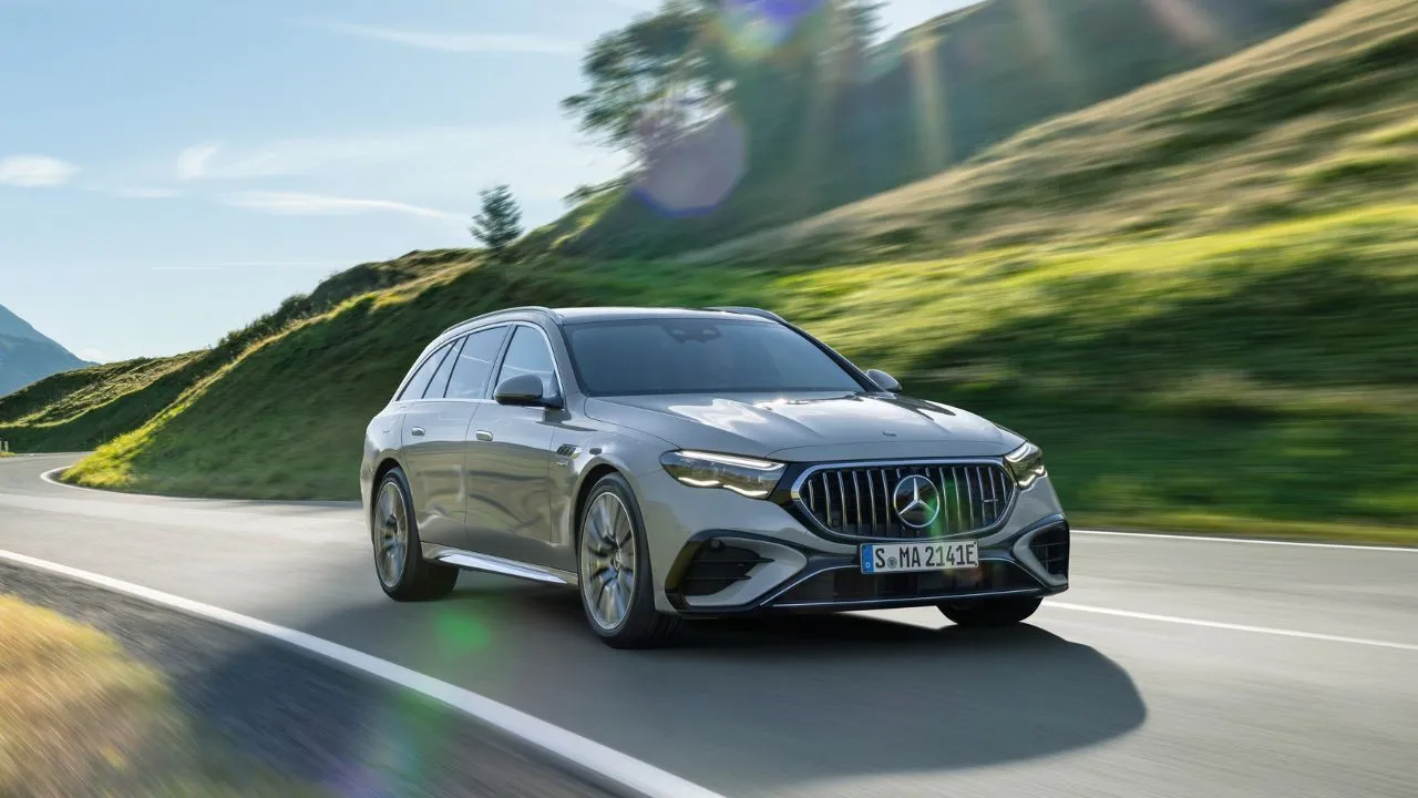 New Mercedes AMG E53 Hybrid Wagon Front