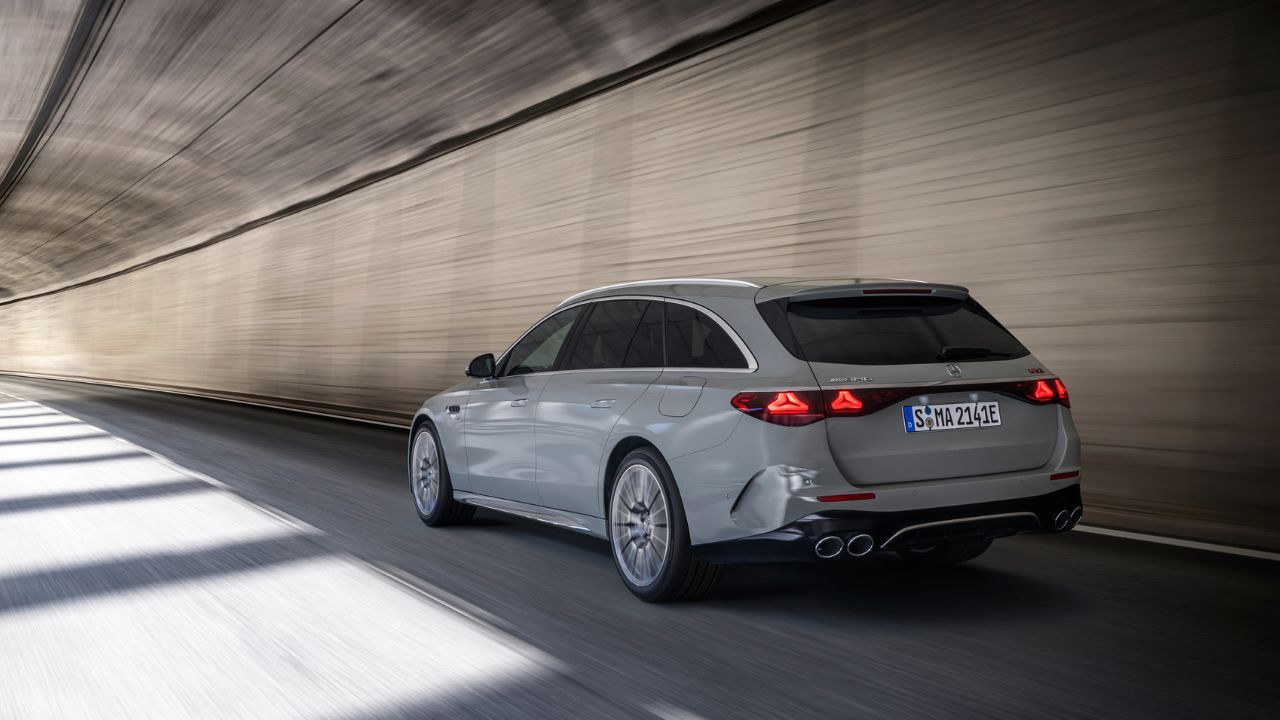 New Mercedes AMG E53 Hybrid Wagon Rear