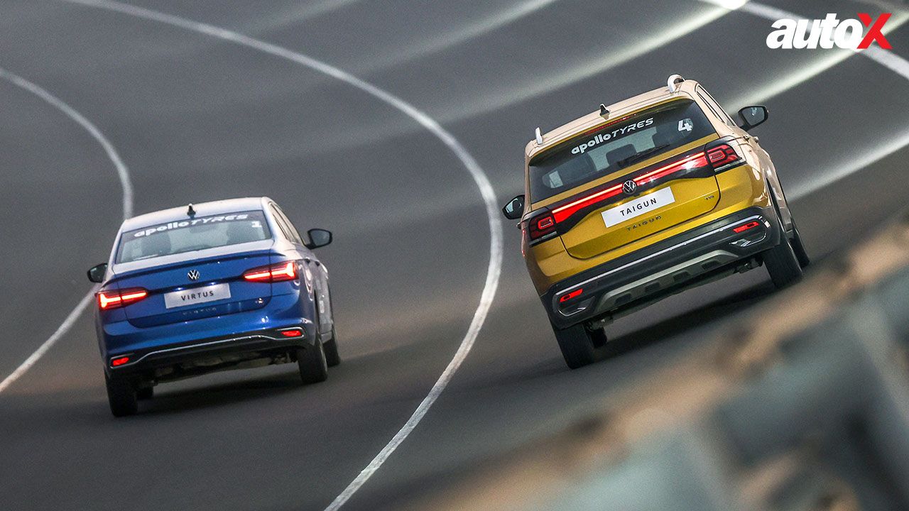 Volkswagen Virtus Rear and Taigun Rear