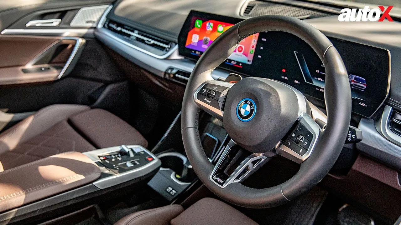 BMW iX1 View Of Steering Console And Instrumentation 