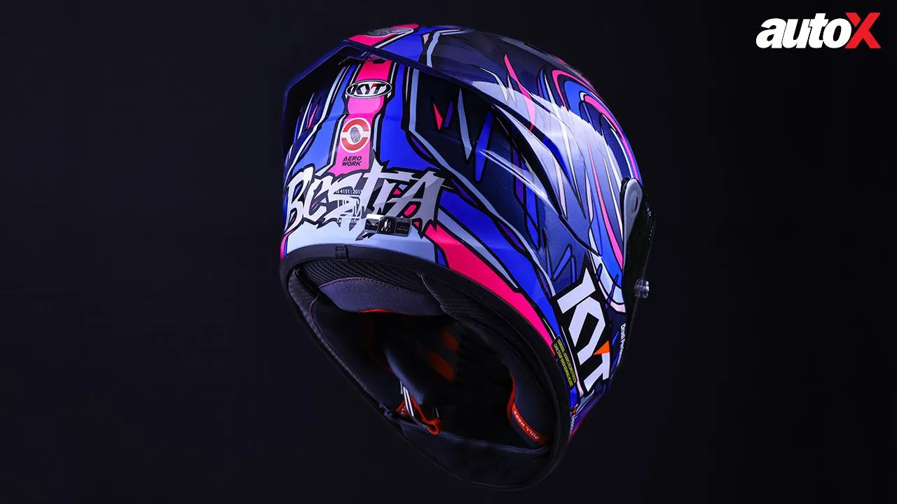 KYT NZ-Race Helmet Rear View