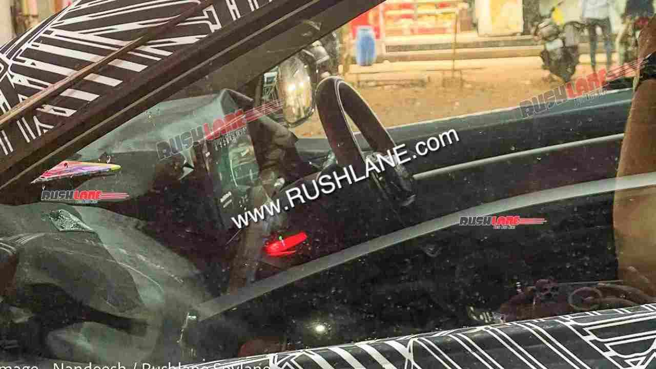 Tata Curvv Interior Spy Image