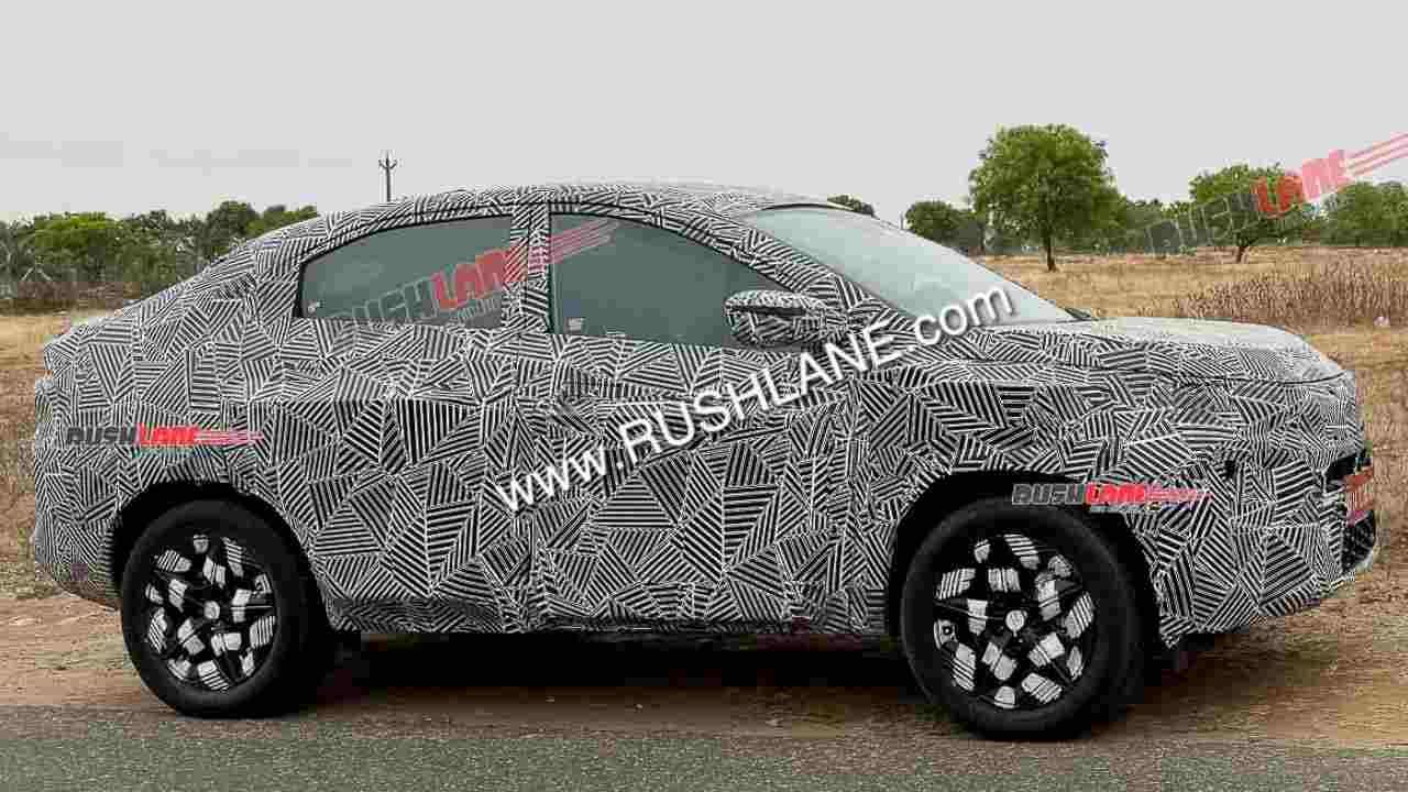 Tata Curvv Side View Spy Image