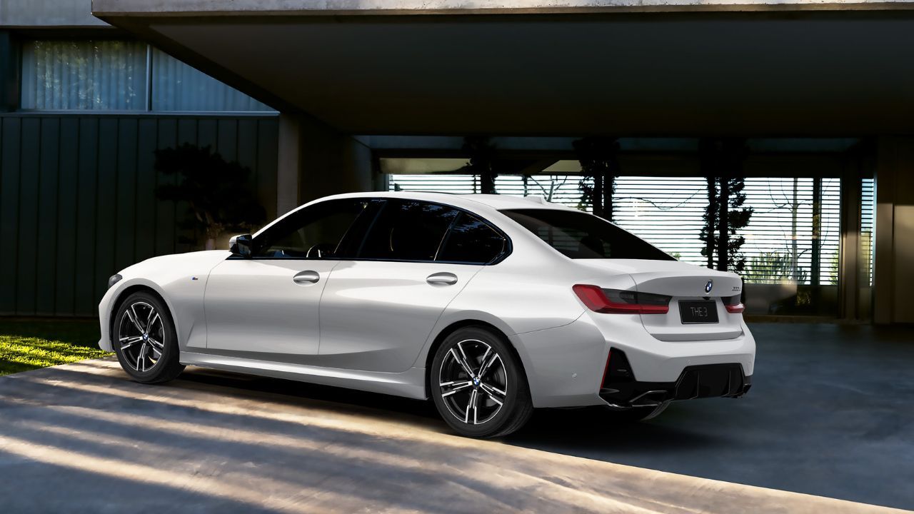  BMW 3 Series Gran Limousine M Sport Pro Edition Rear and Side View