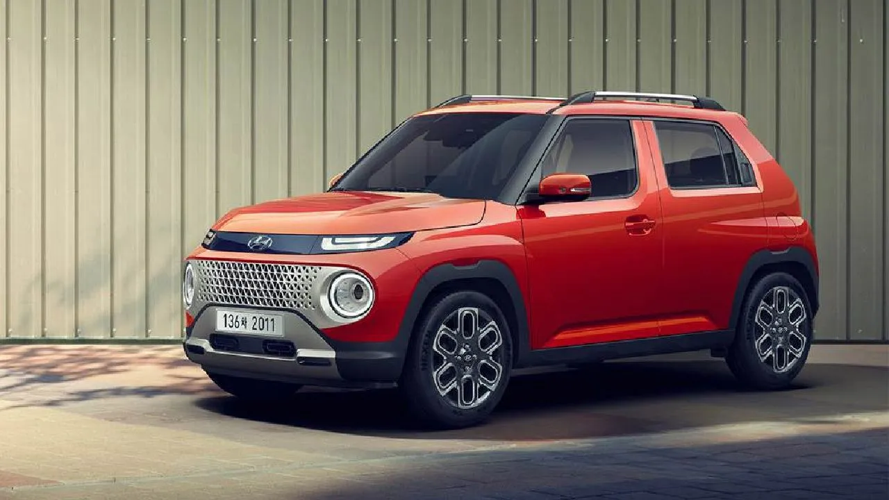 2022 Hyundai Casper Micro SUV Front Left Three Quaertr Static