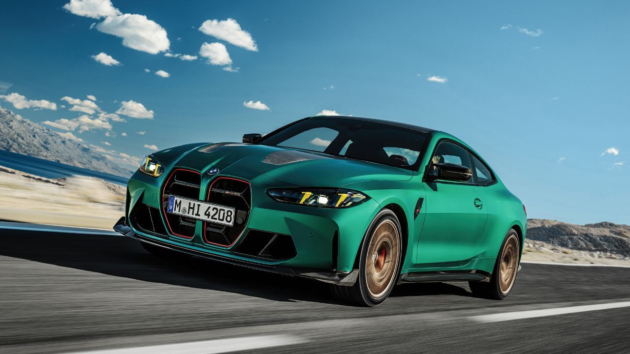 BMW M4 CS Front and Side View