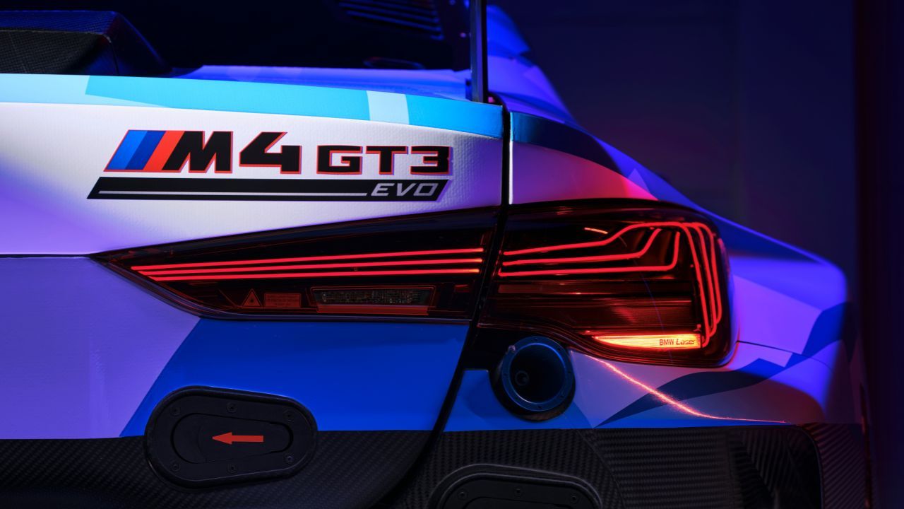 BMW M4 GT3 Evo Rear View - Tail Light