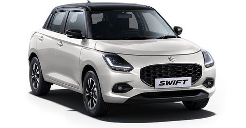 Maruti Suzuki Swift Pearl Arctic White With Pearl Midnight Black Roof
