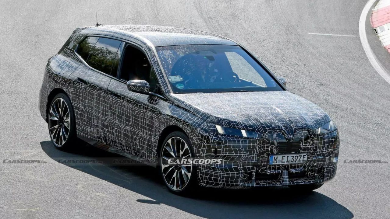 Updated BMW iX Spotted Testing