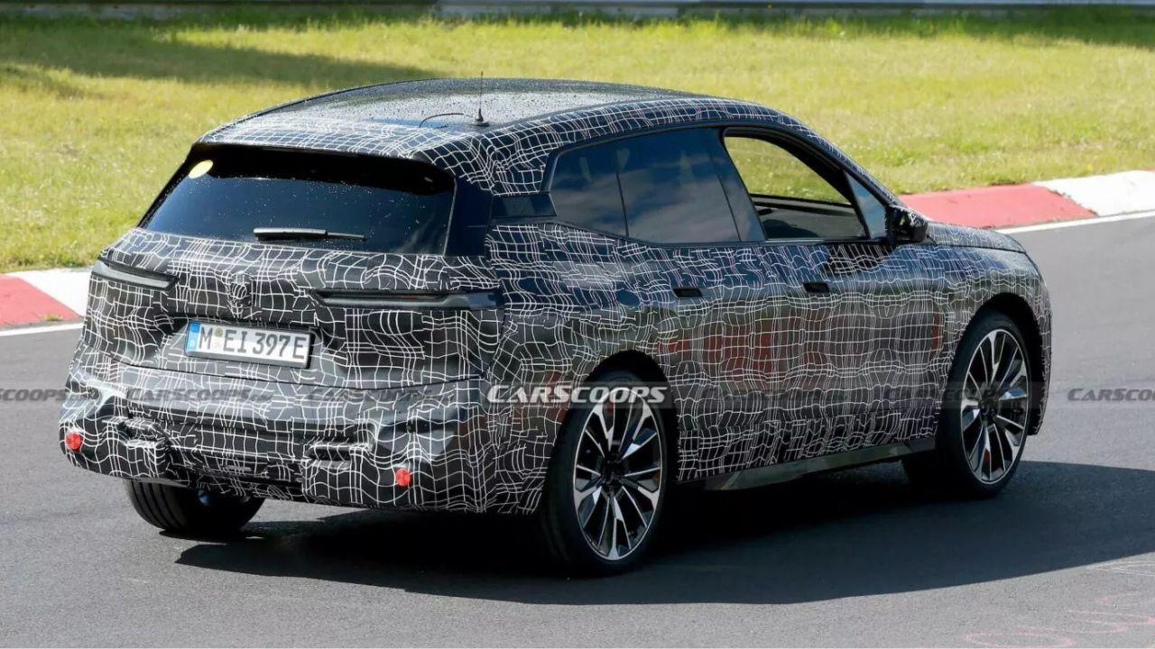 Updated BMW iX Spotted Testing