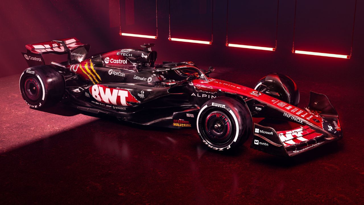 F1 Alpine Deadpool Wolverine Livery