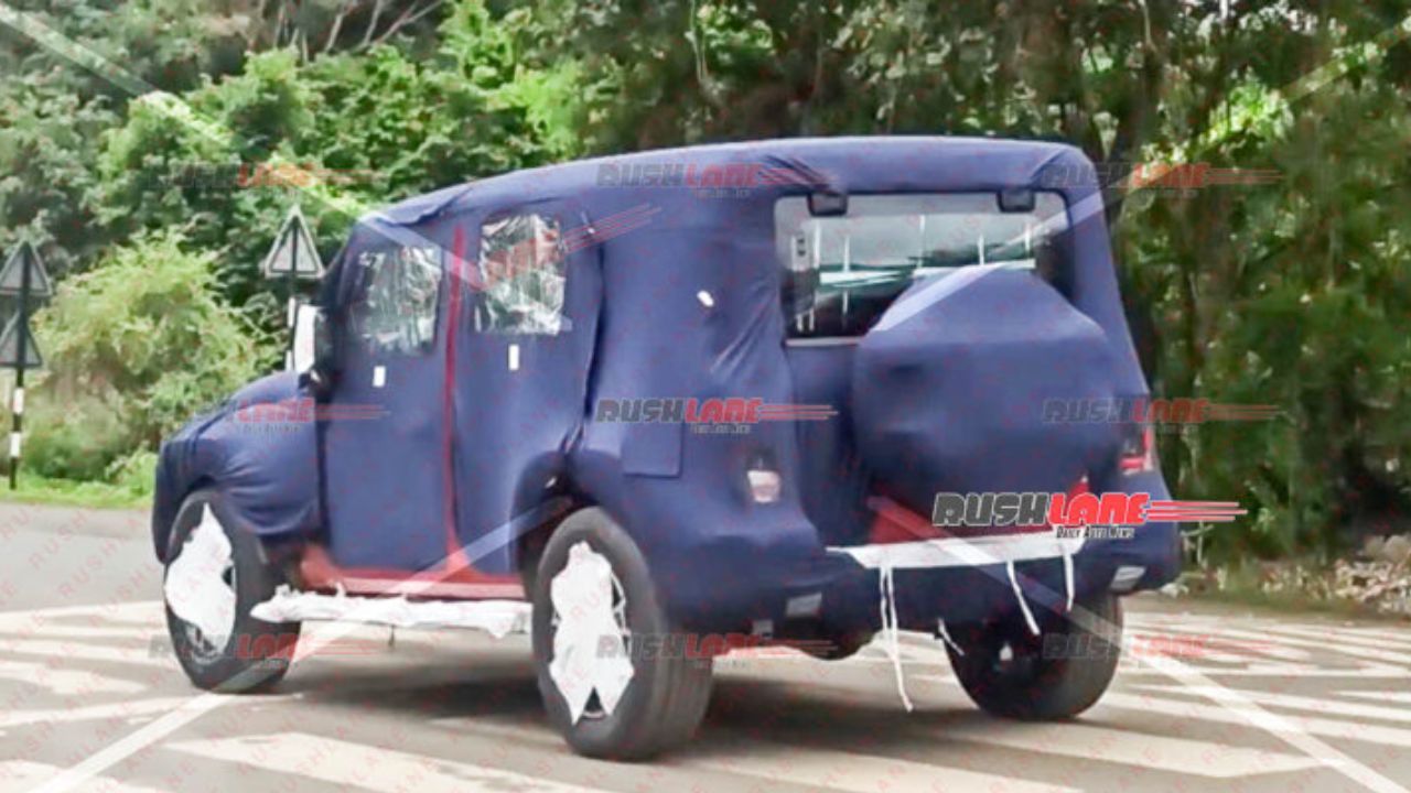 Mahindra Thar Armada Spotted Testing