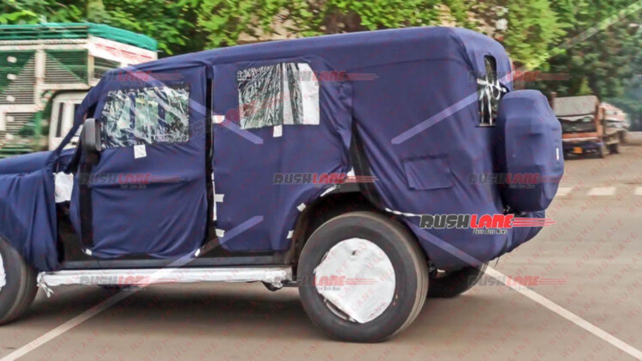 Mahindra Thar Armada Spotted Testing