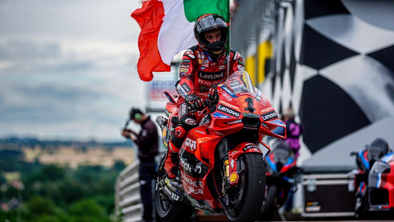MotoGP German GP 2024 Winner Francesco Bagnaia 