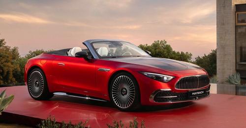  Mercedes Maybach SL 680 Front Quarter